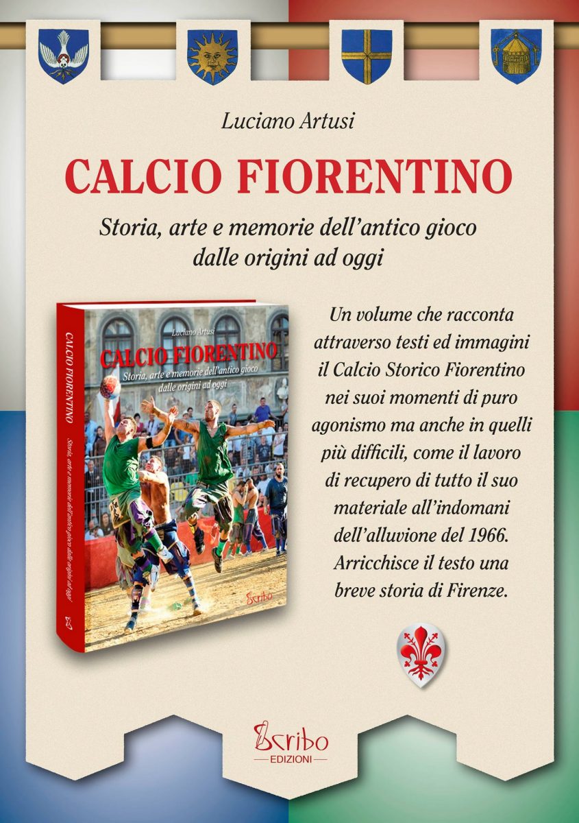 Locandina della presentazione del libro 'Calcio fiorentino' di Luciano Artusi